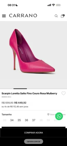 Sandália Carrano Scarpin