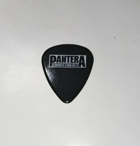 Dimebag Darrell Pantera - Palheta E Poster Autografado