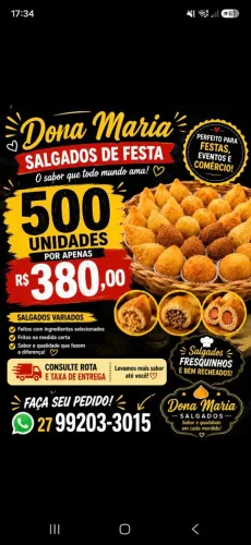 Salgado pra festa ?