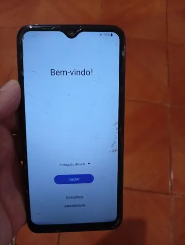 Samsung Galaxy A10s 32GB Azul (Funcionando / Bateria Estufada)