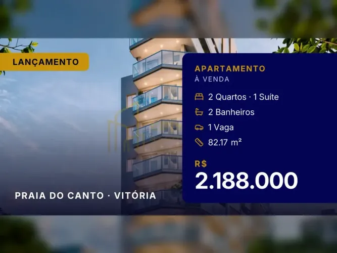Venha conhecer este apartamento único em Praia do Canto, agende sua visita!