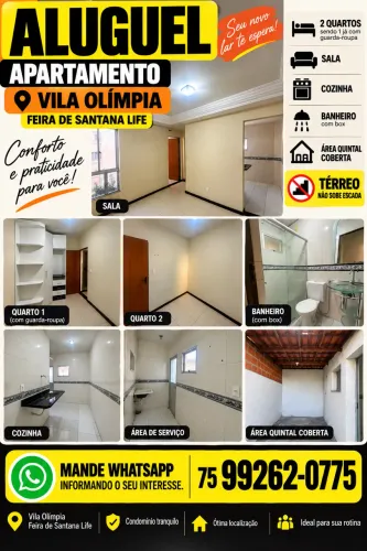 APARTAMENTO TÉRREO PARA ALUGUEL