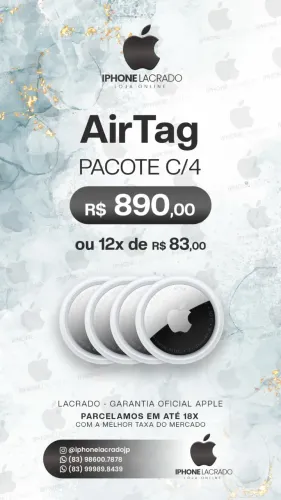 AirTag pacote c/4
