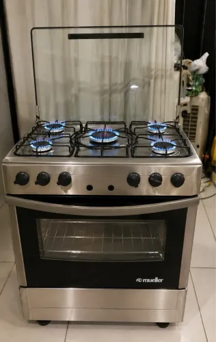 Fogão Inox 5 bocas!