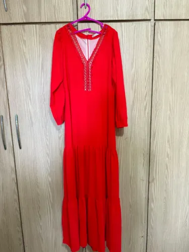 Vestido Longo Laranja