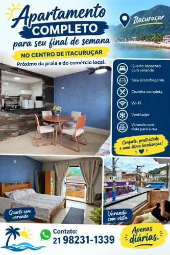 Apartamento centro de Itacuruçar DIÁRIAS