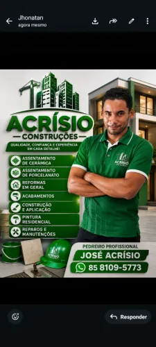 Acrísio pedreiro