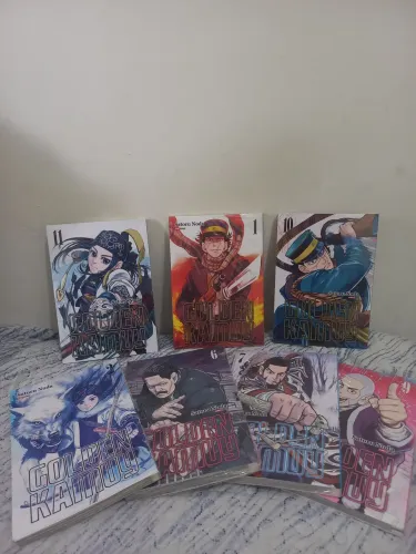 Mangá Golden Kamuy 8 Volumes Novos
