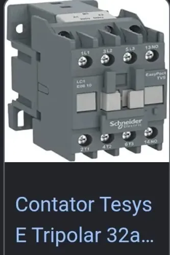 Contator Tesys <br>E tripolar 32A