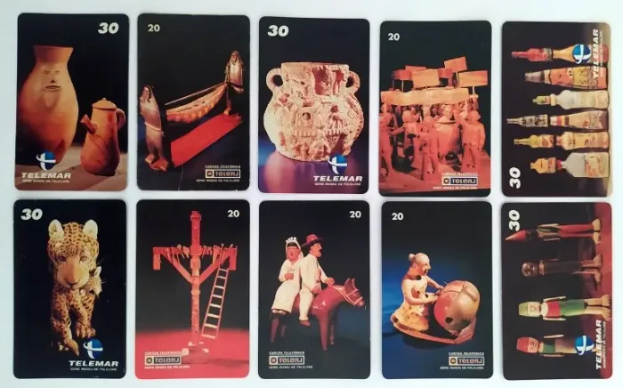 Cartões Telefônicos Série Museu do Folclore - Telemar - 10 Unidades