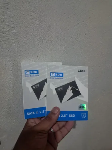 SSD SATA 480GB CUSU. NOVOS LACRADOS.