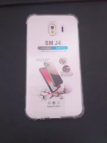 Vendo capa silicone transparente nova Samsung J2