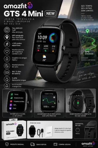 Amazfit gts 4 mini new