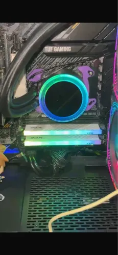 Memória DDR4 ADATA 16Gb 2x8Gb RGB brancas