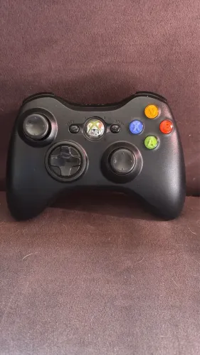Controle Preto Xbox 360