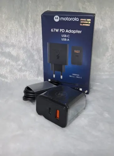 Carregador Motorola 67w turbo