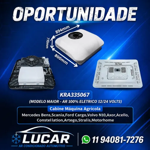 Ar condicionado elétrico para caminhão