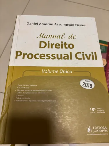 manual direito processual civil vol unico 2018