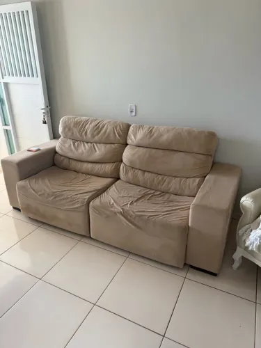 Sofá 3 lugares retrátil