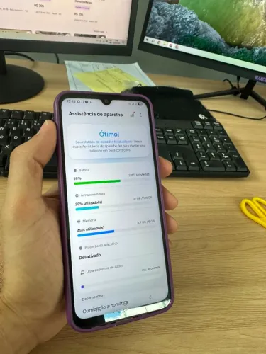 Samsung Galaxy A05s 128GB 6GB RAM Preto | Impecável | Caixa e Nota Fiscal