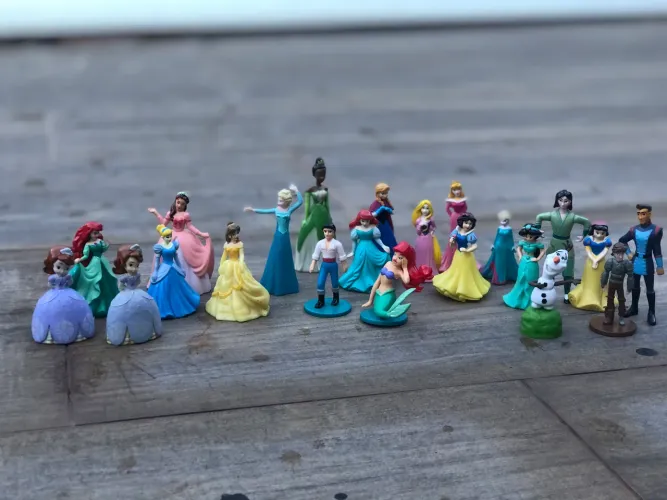 Conjunto de miniaturas, brinquedos 