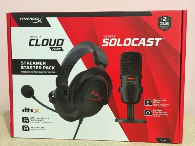 Kit Streamer HyperX - Novo e Lacrado