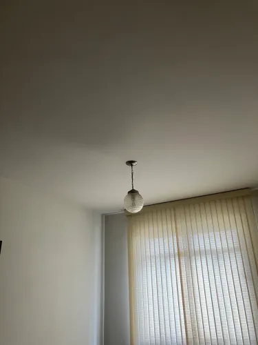 Lustre/luminária com cúpula de vidro antiga
