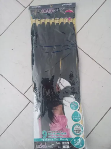 Cabelo Bio fibra liso.