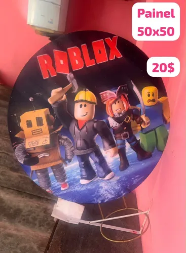 Painel festa roblox 50x50