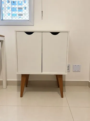 Armario buffet baixo tok stok branco