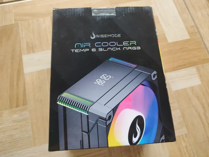 Air Cooler Gamer Rise Mode Temp 6 Black argb