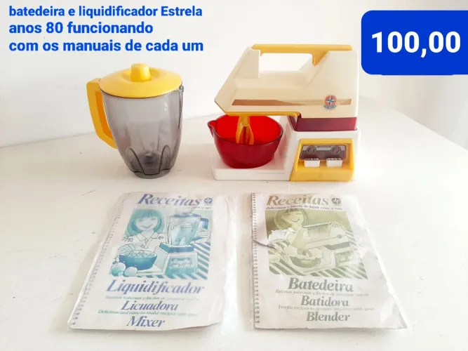 Batedeira e liquidificador Estrela anos 80