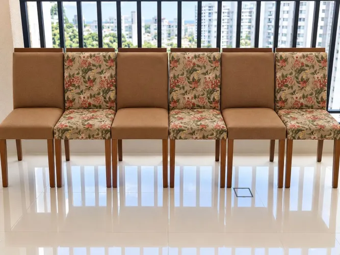 6 Cadeiras para mesa de jantar