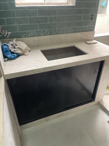 Lavatórios , pias e nichos em porcelanato! Tudo sob medida 