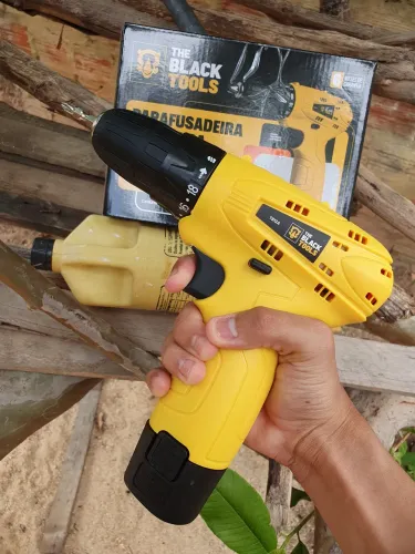 Parafusadeira e Furadeira The Black Tools 12v