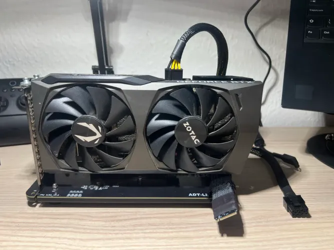 Adaptador K3G eGPU + 3060ti