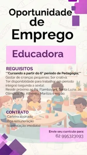 Vaga educadora