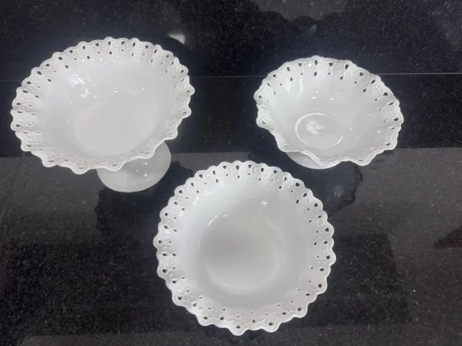 Louças brancas para Doces