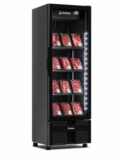 Geladeira expositora carnes/bebidas 485L - pronta entrega - nova