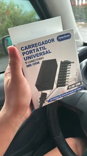 CARREGADOR DE NOTEBOOK UNIVERSAL