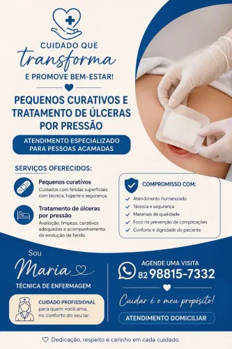 ? Atendimento Tecnico de Enfermagem Domiciliar - Maria