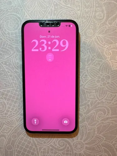 Seminovo iPhone 13 256GB - Meia-noite - Muito Bom - Acompanha cabo - 8 capinhas - película