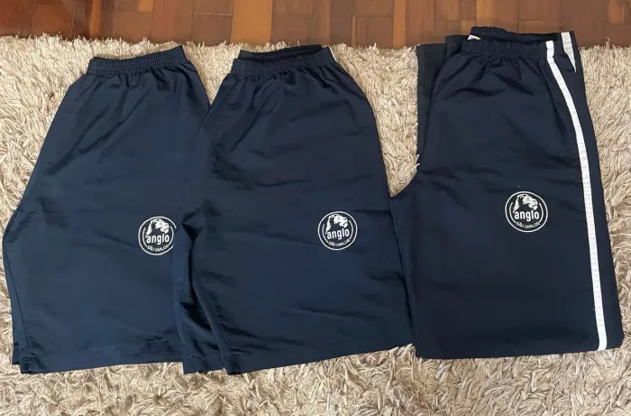 Kit 2 bermudas e 1 calça anglo