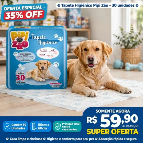 Tapete higiênico PIPIZÃO
