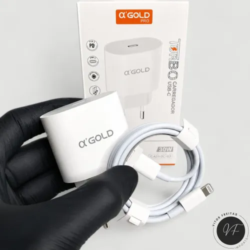 Kit Carregador 30W 6.1A iOS Lightning | Entrega Grátis em VCA