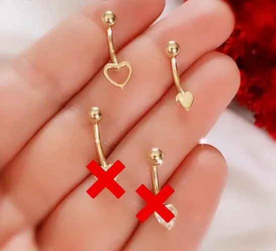 Piercing de ouro 18k 