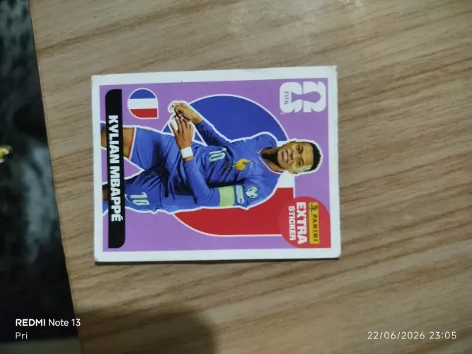 Figurinha Extra Mbappe Roxa Original - aceito proposta 