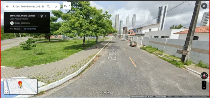 Terremo de Esquina Brisamar, Jardim Luna Terreno 20x17 Frente Sul