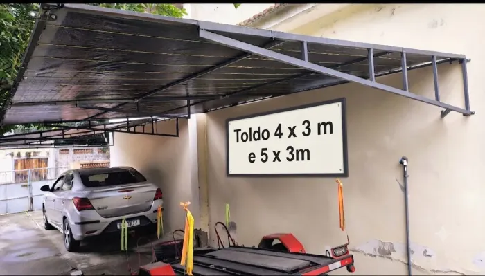 Toldo p/ carros e áreas externas