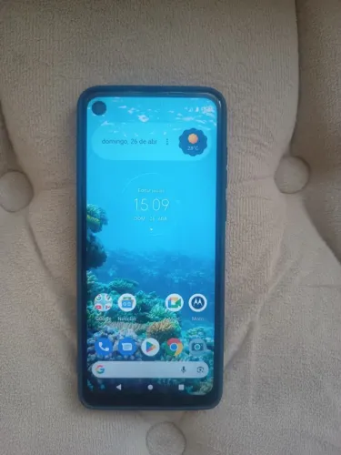 Motorola One Vision 128GB Azul | Conservado | Bateria Nova